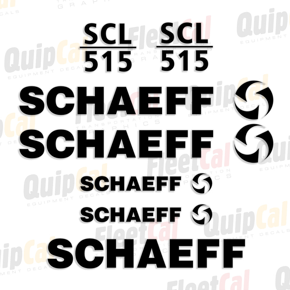 Schaeff SCL515 Compact Wheel Loader Decal Set