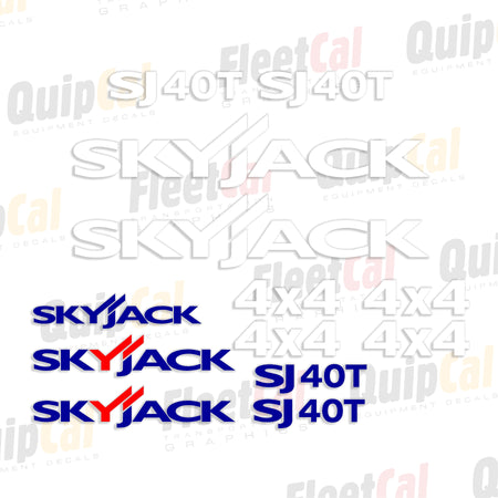 Skyjack Telescopic Manlift Decals