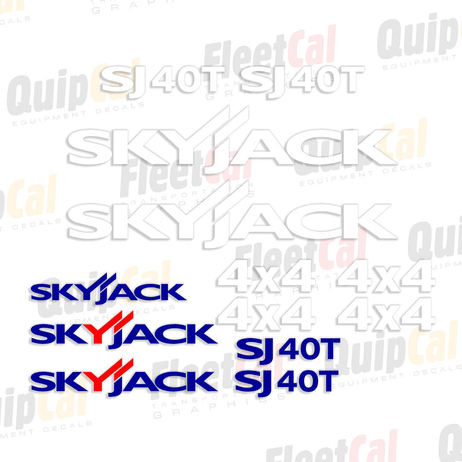 Skyjack Telescopic Manlift Decals