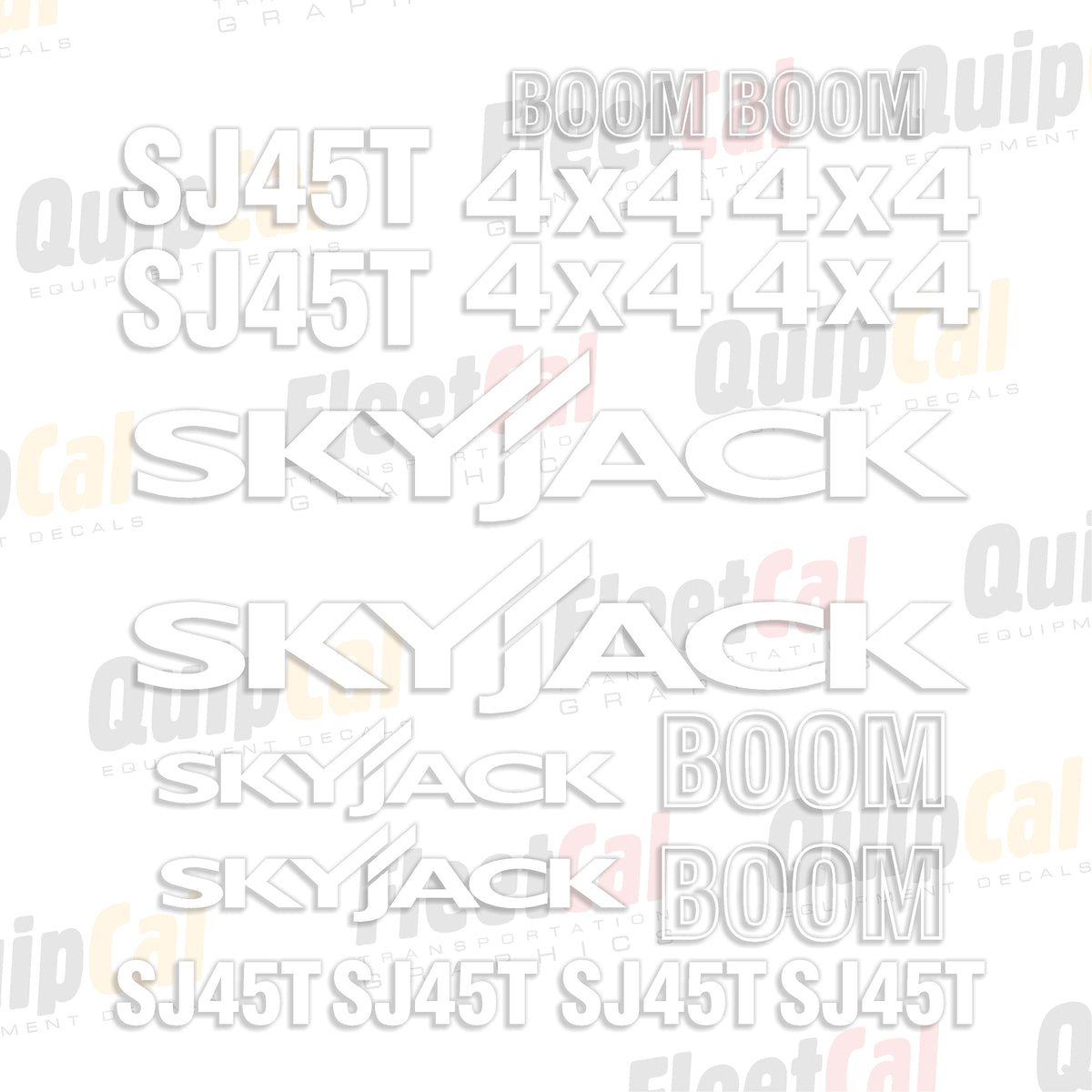 Skyjack Telescopic Manlift Decals