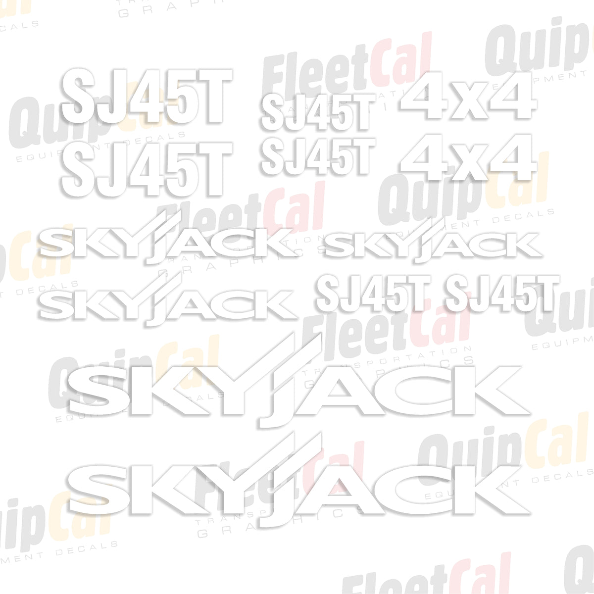 Skyjack Telescopic Manlift Decals