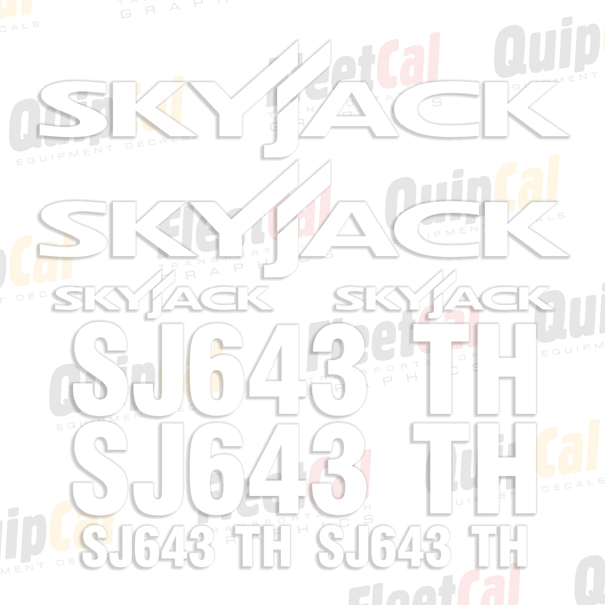 Skyjack Telehandler Decals