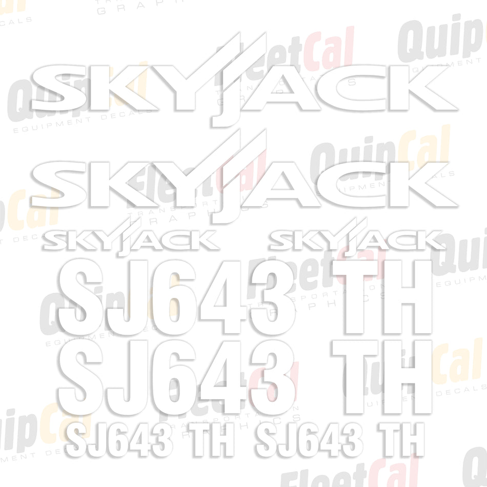 Skyjack Telehandler Decals
