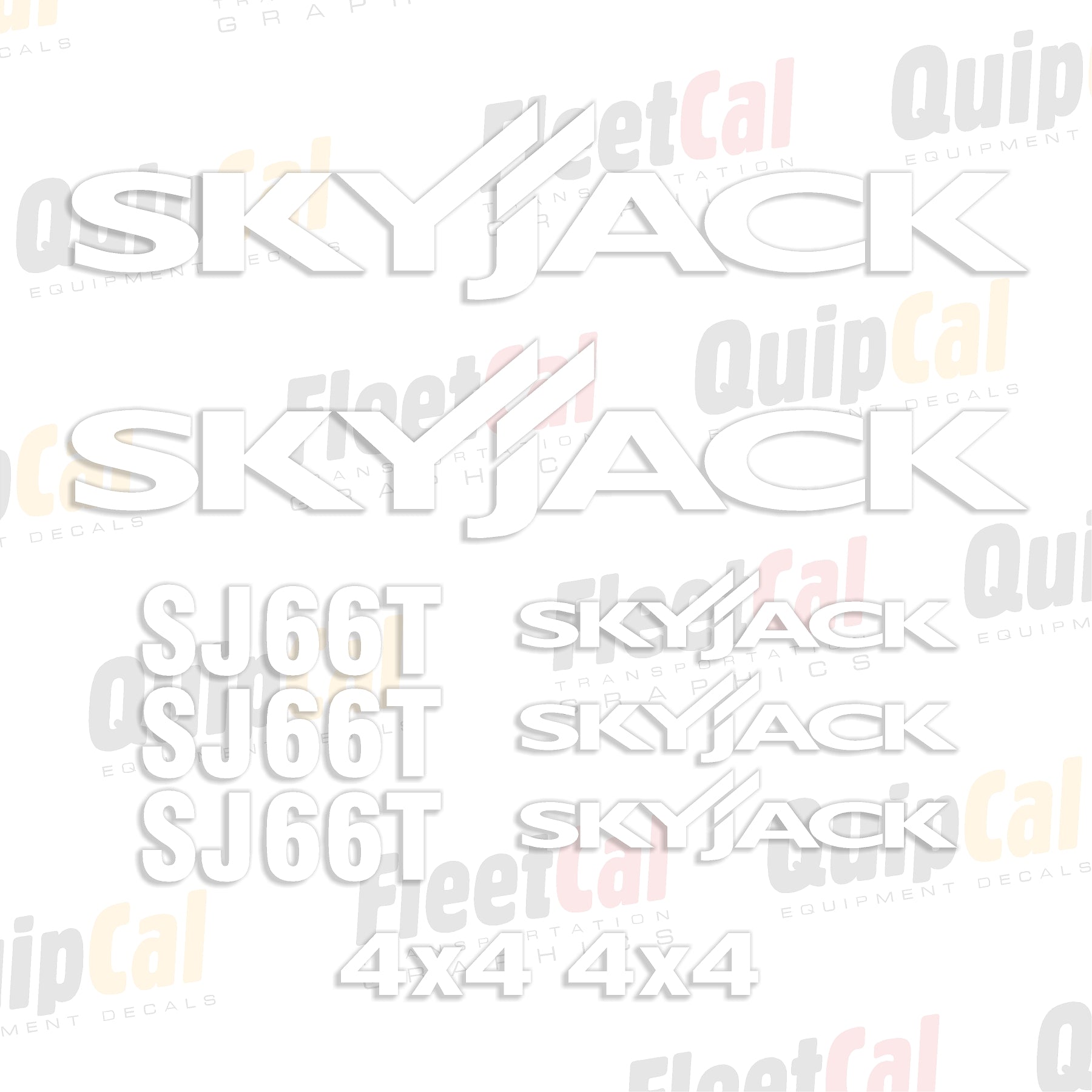 Skyjack Telescopic Manlift Decals