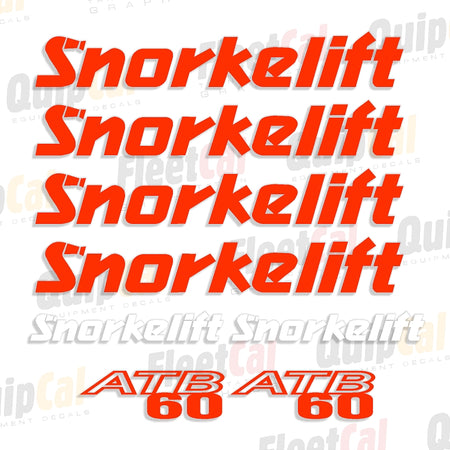 Snorkel Manlift Decals