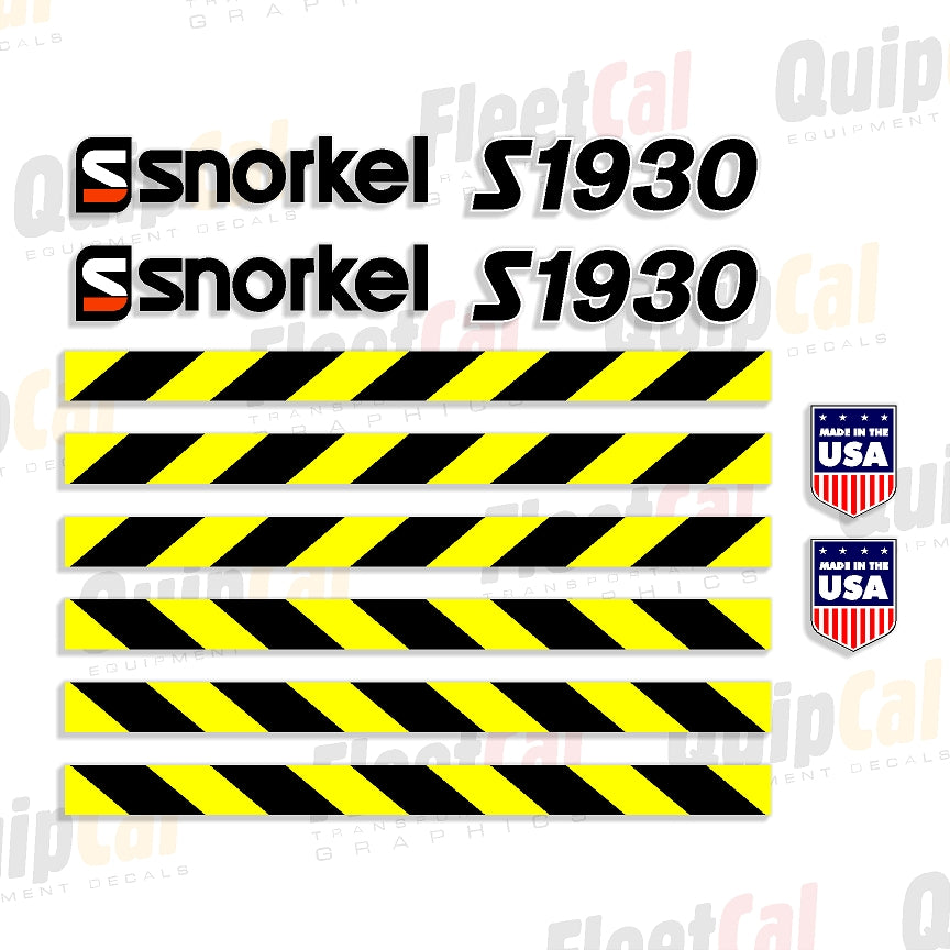 Snorkel Manlift Decals