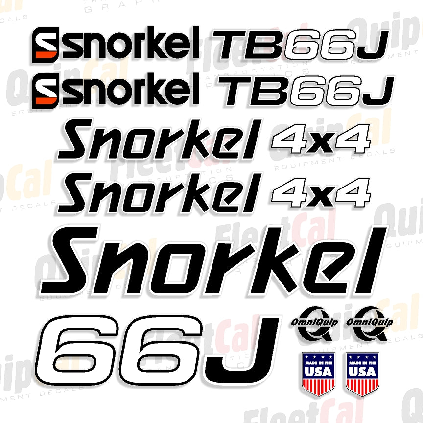 Snorkel Manlift Decals