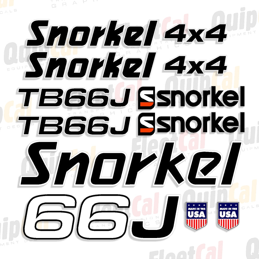 Snorkel Manlift Decals