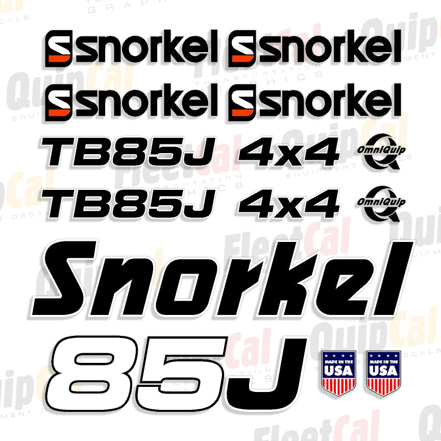 Snorkel Manlift Decals