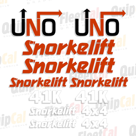 Snorkel Manlift Decals