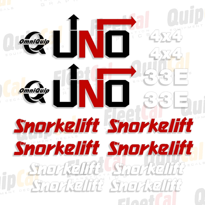 Snorkel Manlift Decals