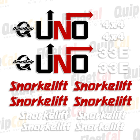 Snorkel Manlift Decals