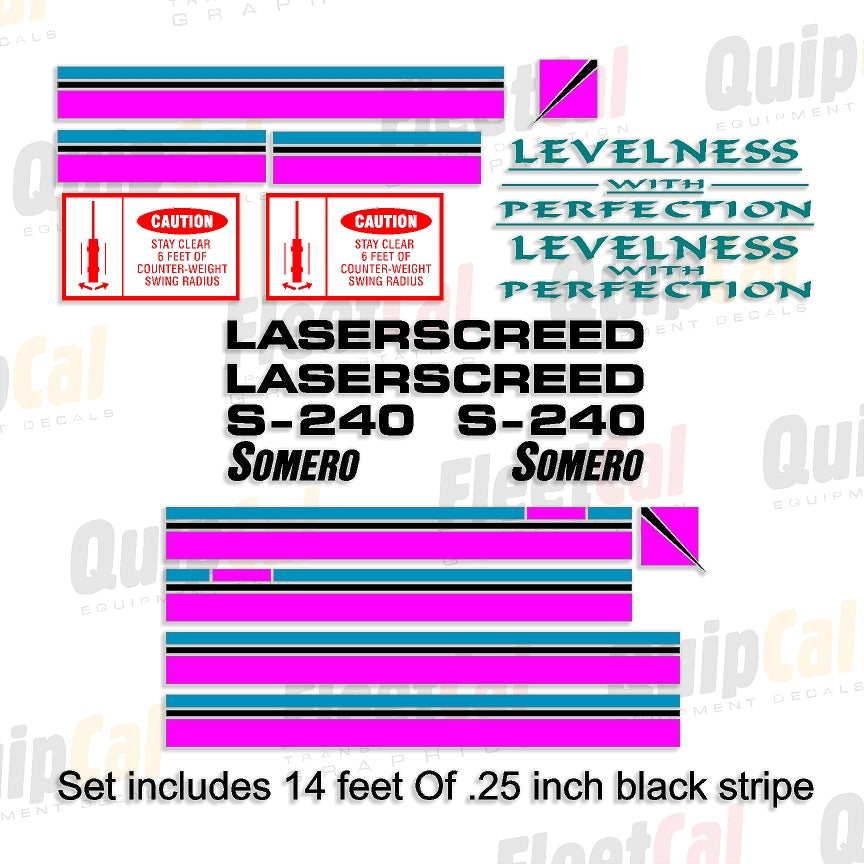 Somero Laser Screed Decals