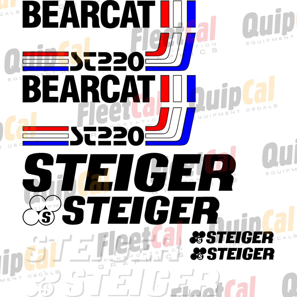 Steiger Bearcat ST250 Marking Decal Set