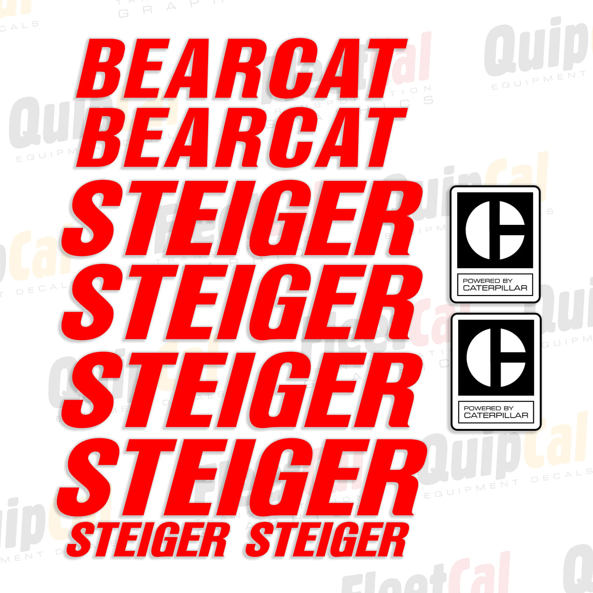 Steiger Tractor Decals