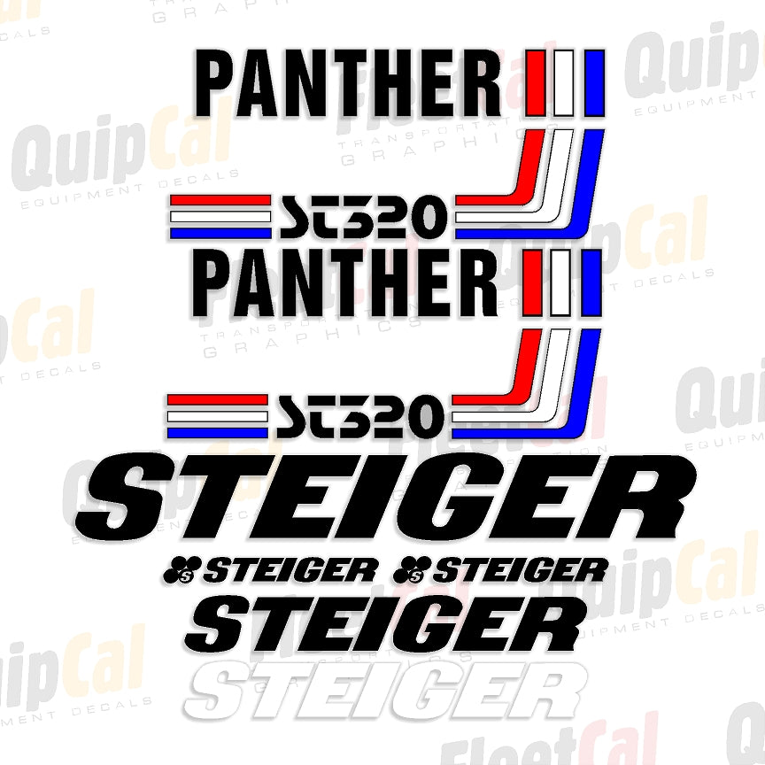 Steiger Panther ST320 Tractor Marking Decal Set – Truck and Equipment ...