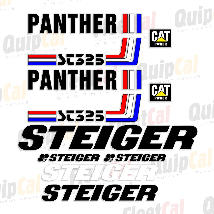 Steiger Panther ST325 Tractor Marking Decal Set – Truck and Equipment ...