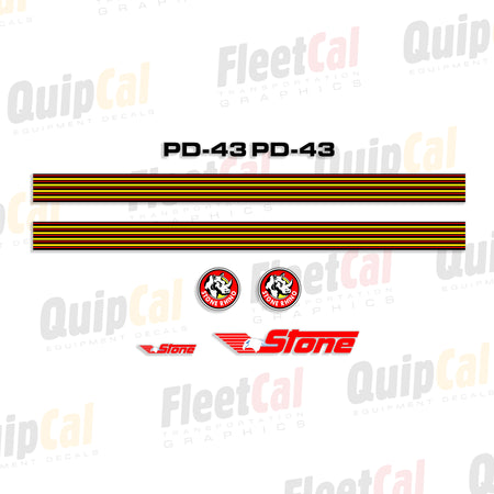 Stone Roller - Compactor Decals