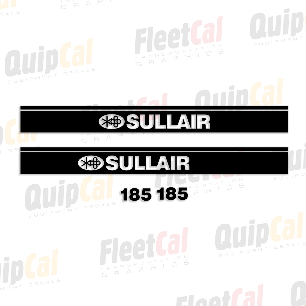 Sullair Air Compressor Decals