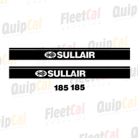 Sullair Air Compressor Decals