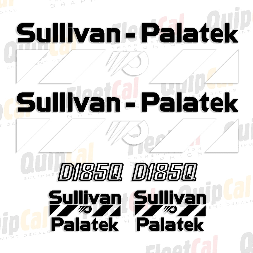 Sullivan Palatek Air Compressor Decals
