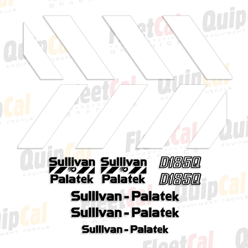 Sullivan Palatek Air Compressor Decals