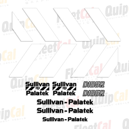Sullivan Palatek Air Compressor Decals