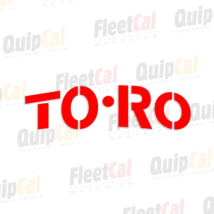 TO-RO 1918 Model Tractor Motor Cultivator Decal (red or white)