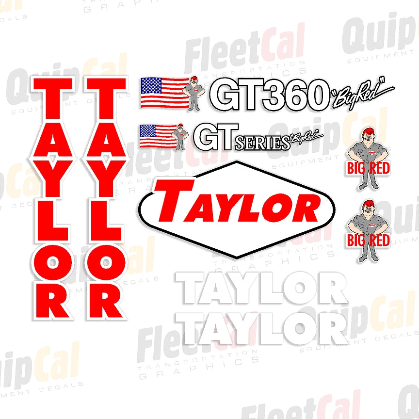 Taylor Forklift Decals