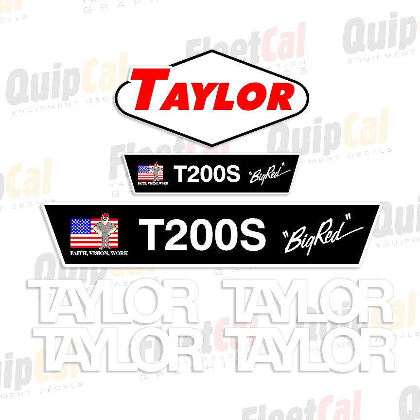 Taylor Forklift Decals