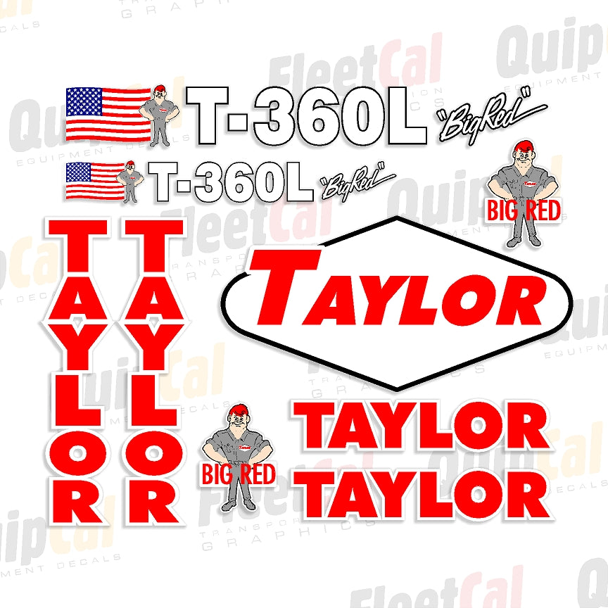 Taylor Forklift Decals