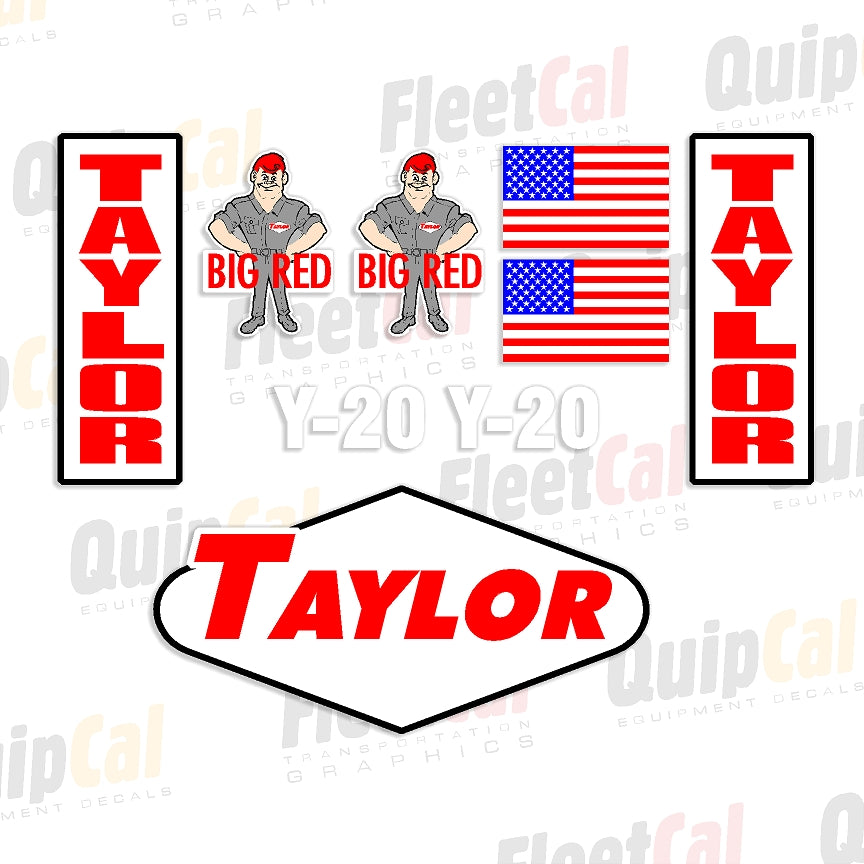 Taylor Forklift Decals