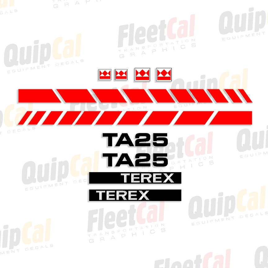 Terex Haul Truck Decals