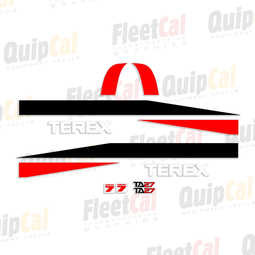 Terex Haul Truck Decals