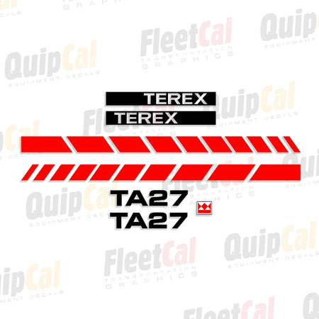 Terex Haul Truck Decals