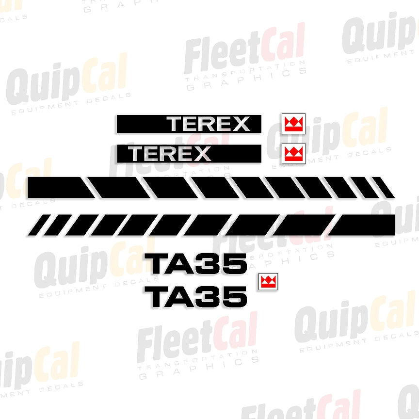 Terex Haul Truck Decals