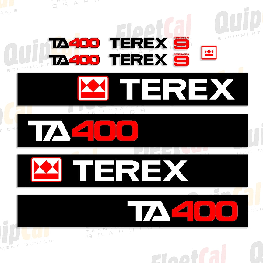 Terex Haul Truck Decals