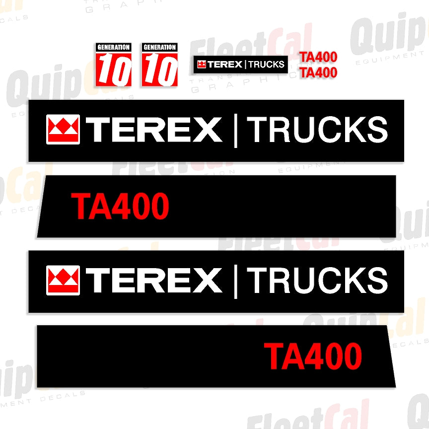 Terex Haul Truck Decals