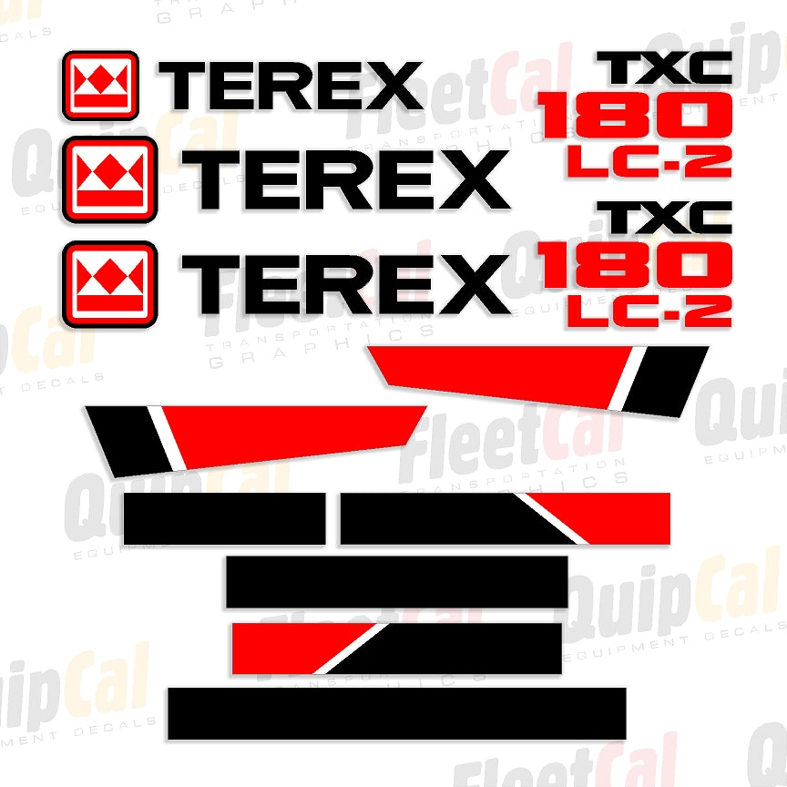 Terex PT30 Decals Stickers Kit - New Aftermarket Decals