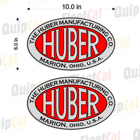 Huber Manufacturing Decals
