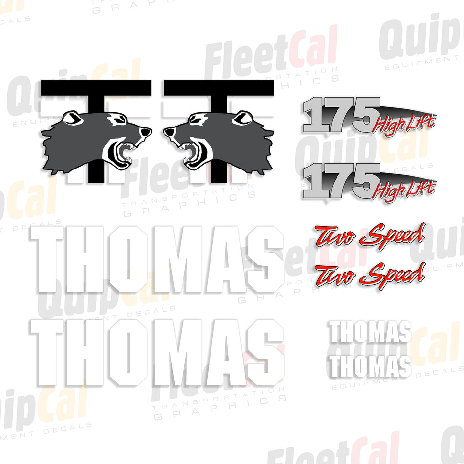 Thomas Skid Loader Decals