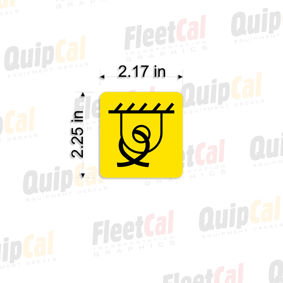 Link-Belt FMC kraan LS-108B markeringsstickerset