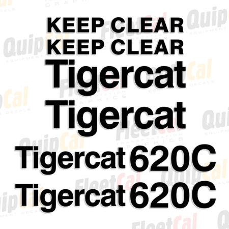 Tigercat Forestry Equipment Decals