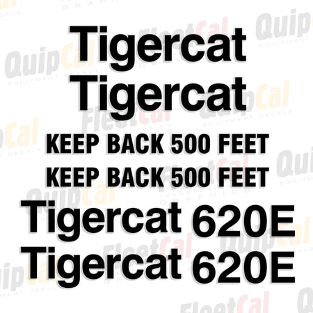 Tigercat Forestry Equipment Decals