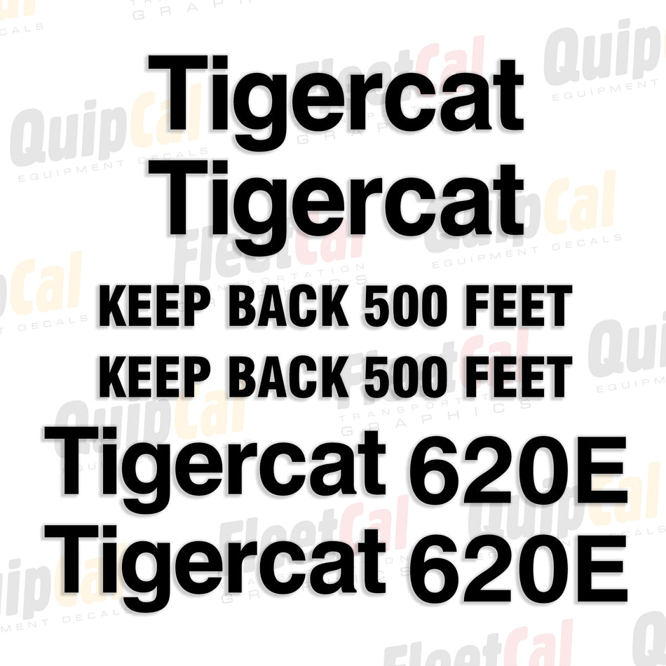 Tigercat Forestry Equipment Decals