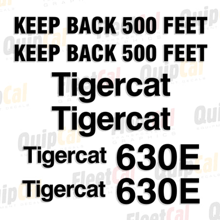 Tigercat Forestry Equipment Decals