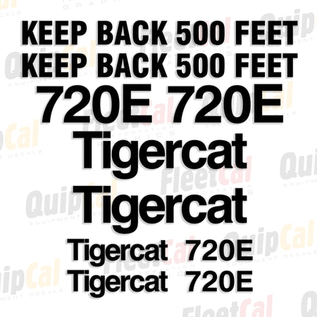Tigercat Forestry Equipment Decals