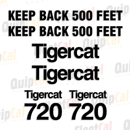 Tigercat Forestry Equipment Decals