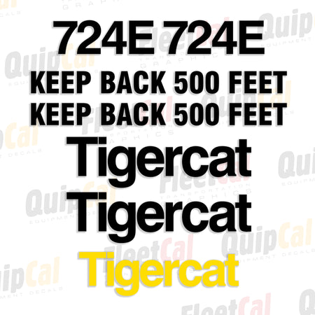 Tigercat Forestry Equipment Decals
