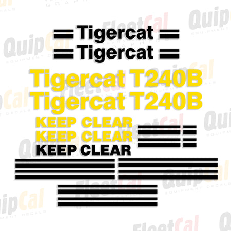 Tigercat Forestry Equipment Decals
